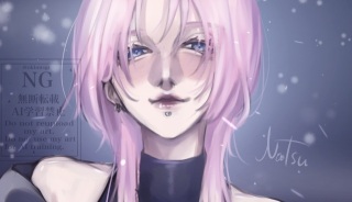 ピンク髪の女の子