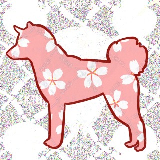 動植物のシルエット