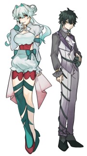 キャラデザ/全身イラスト(2人分)
