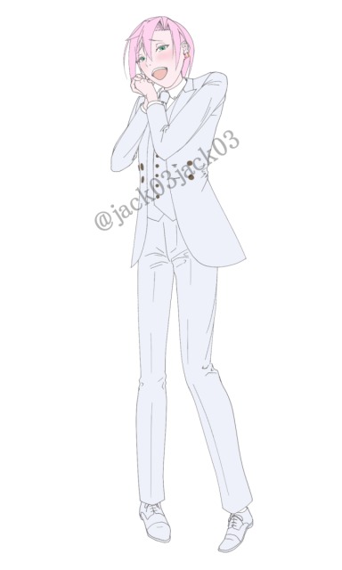 スーツ姿の男性OC
