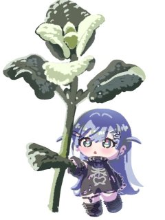 FA(主線なしデフォルメイラスト＋植物)