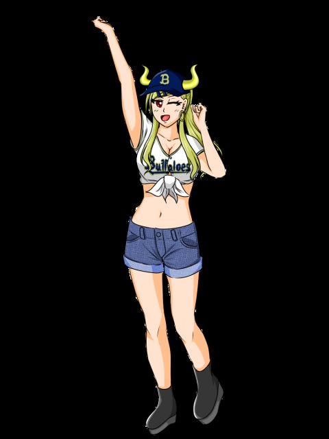 野球立ち絵イラスト