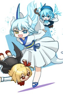 デフォルメ全身+小物2つ