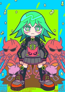 黒絵アリスのデフォルメイラストギャラリー🐰🍀