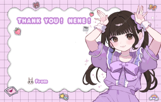 生誕祭カード制作