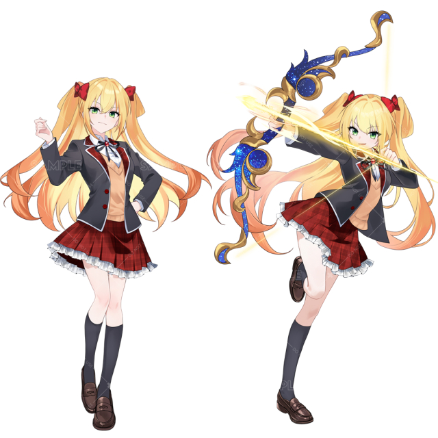 差分あり立ち絵サンプル