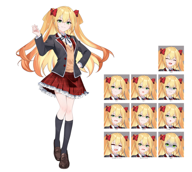 表情差分サンプル