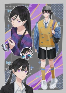 創作_私服キャラデザ