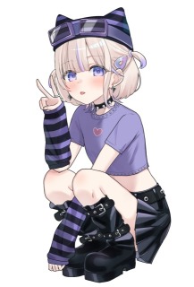 【FA】KUROMIちゃん対バンライブ応援イラスト