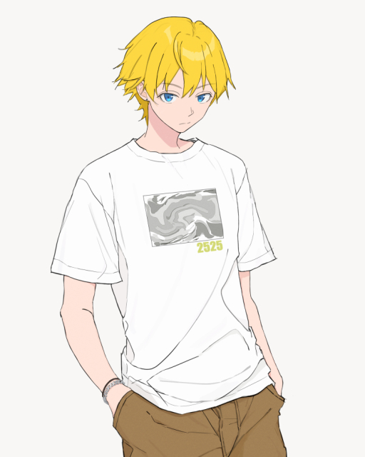 立ち絵　膝上　サンプル