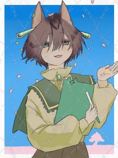 バストアップキャラクターイラスト　サンプル