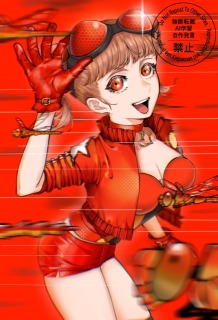 キャラデザ、塗りサンプル