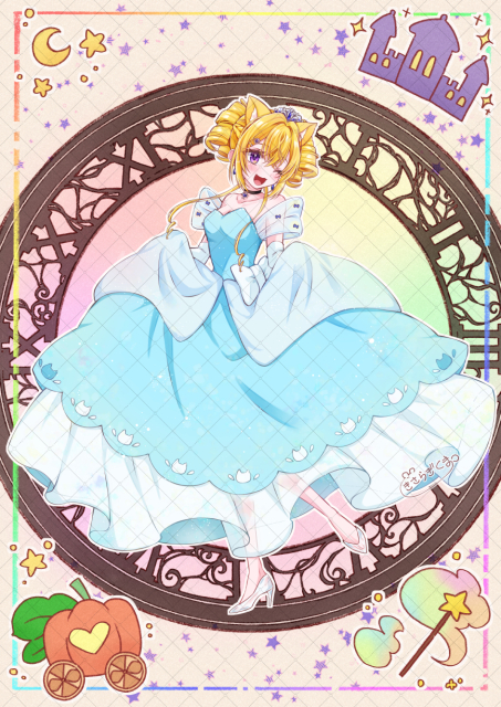 🌸シンデレラモチーフな一枚絵🌸