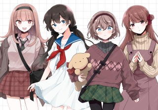 立ち絵サンプル（女子）