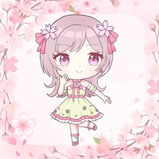 ミニキャラ量産イラスト参考