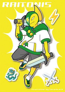 オリジナルキャラクターイラスト（全身）