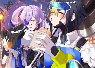 背景付き1枚絵（ファンアート）