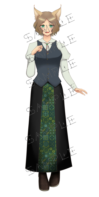 自キャラ立ち絵