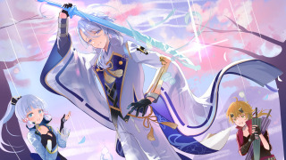 神里綾人 イラスト