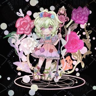 魔法陣からの登場（妖精）