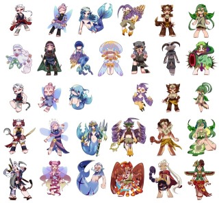キャラクターデザインサンプル