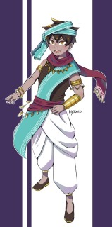 ファンタジーな少年　全身立ち絵
