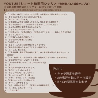 Youtubeショート動画用シナリオ
