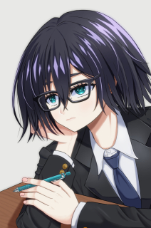 黒髪眼鏡