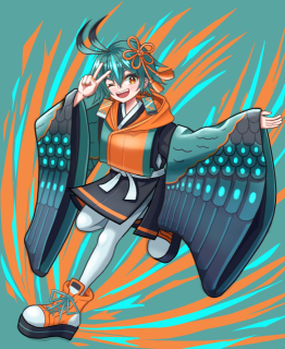 カワセミの擬人化