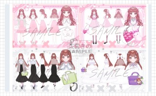 【ご依頼品】キャラクターデザイン・衣装デザイン・三面図制作
