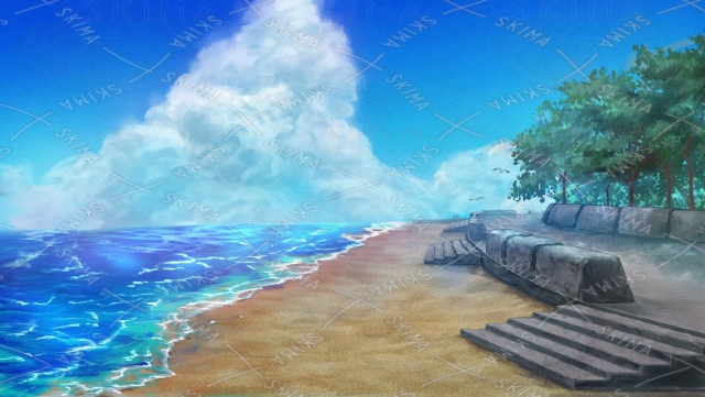 背景イラスト見本①（廻ノ夏レコード）