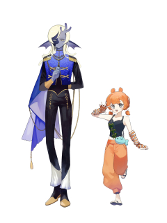 海のキャラクターデザイン