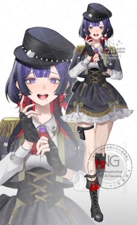 IRIAM用立ち絵・衣装デザイン