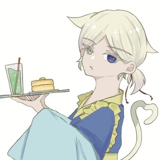 【SNSアイコン制作例】ご友人様の代理キャラクター🐈
