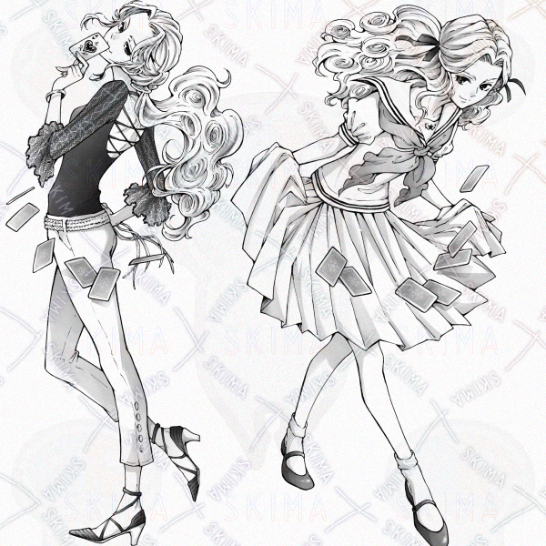 女性キャラ事例
