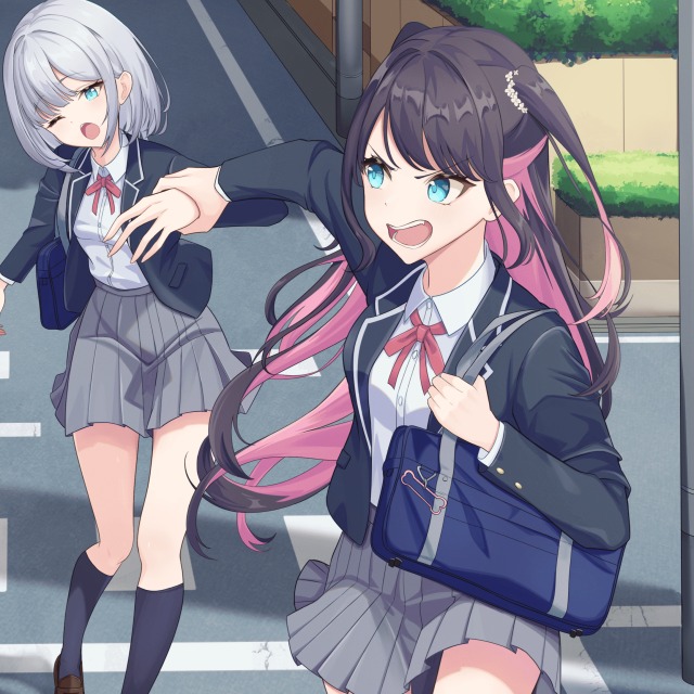 登校中