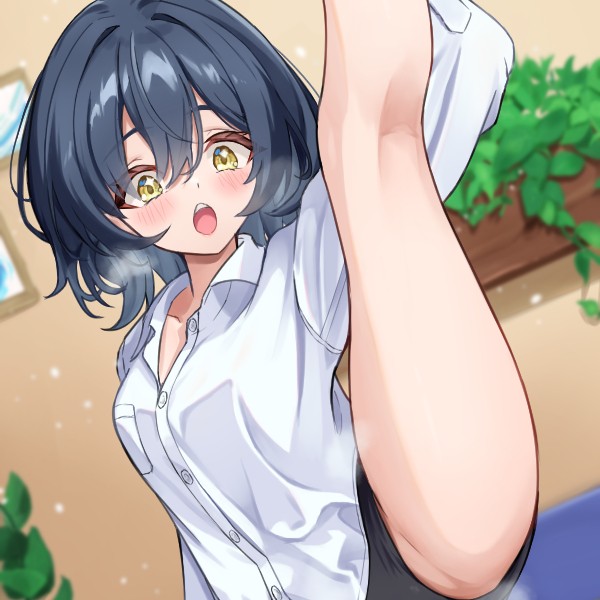 【ご依頼】あむぁい様「女体化したから体が柔軟すげー曲がる。柔軟。」