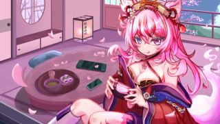 Vtuber様ご依頼の配信用１枚絵