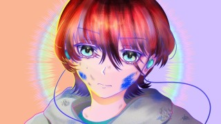 丸白鍵様 - Stubborn!（feat.可不）MVイラスト、ロゴ作成