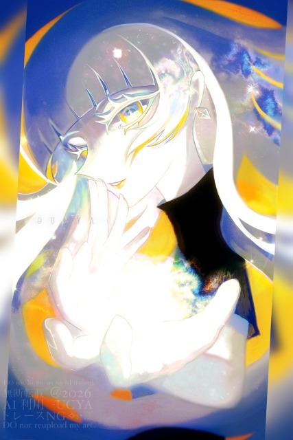吸い込まれる月