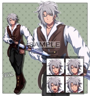 オリジナルキャラクター立ち絵サンプル【青年・男】