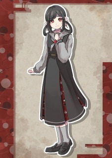 現代　和風　少女　学生