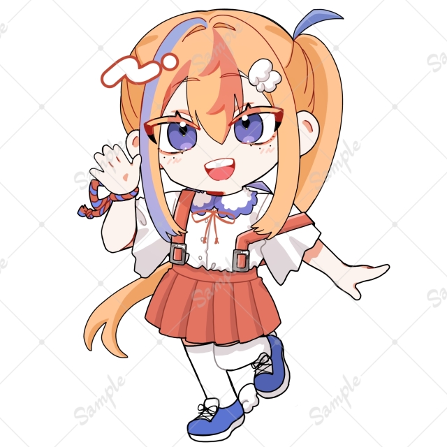 SDイラスト（2.5頭身）サンプル