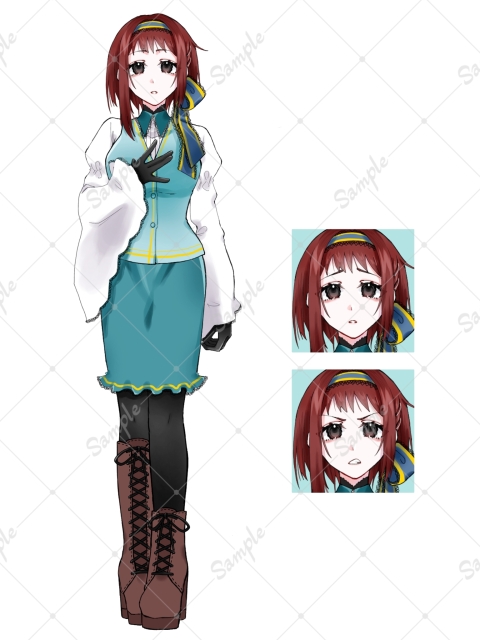 立ち絵イラストサンプル