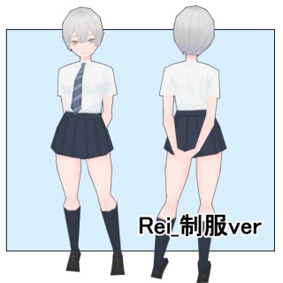 ローポリモデル『Rei』/512ポリゴン