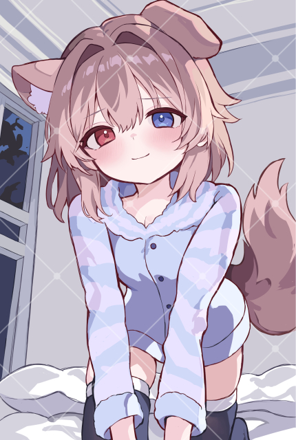 背景あり一枚絵(膝上)