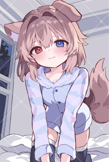 背景あり一枚絵(膝上)