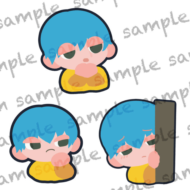 【サンプル】ステッカー・スタンプ