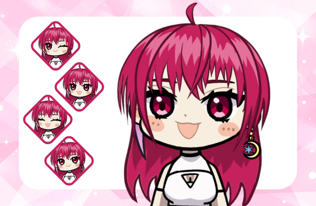 【VTuber】ばんび様　ミニキャラLive2D依頼【Live2D】