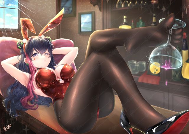赤バニー